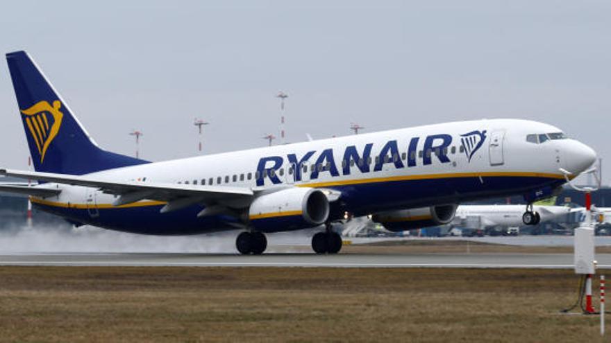 Avión de Ryanair.