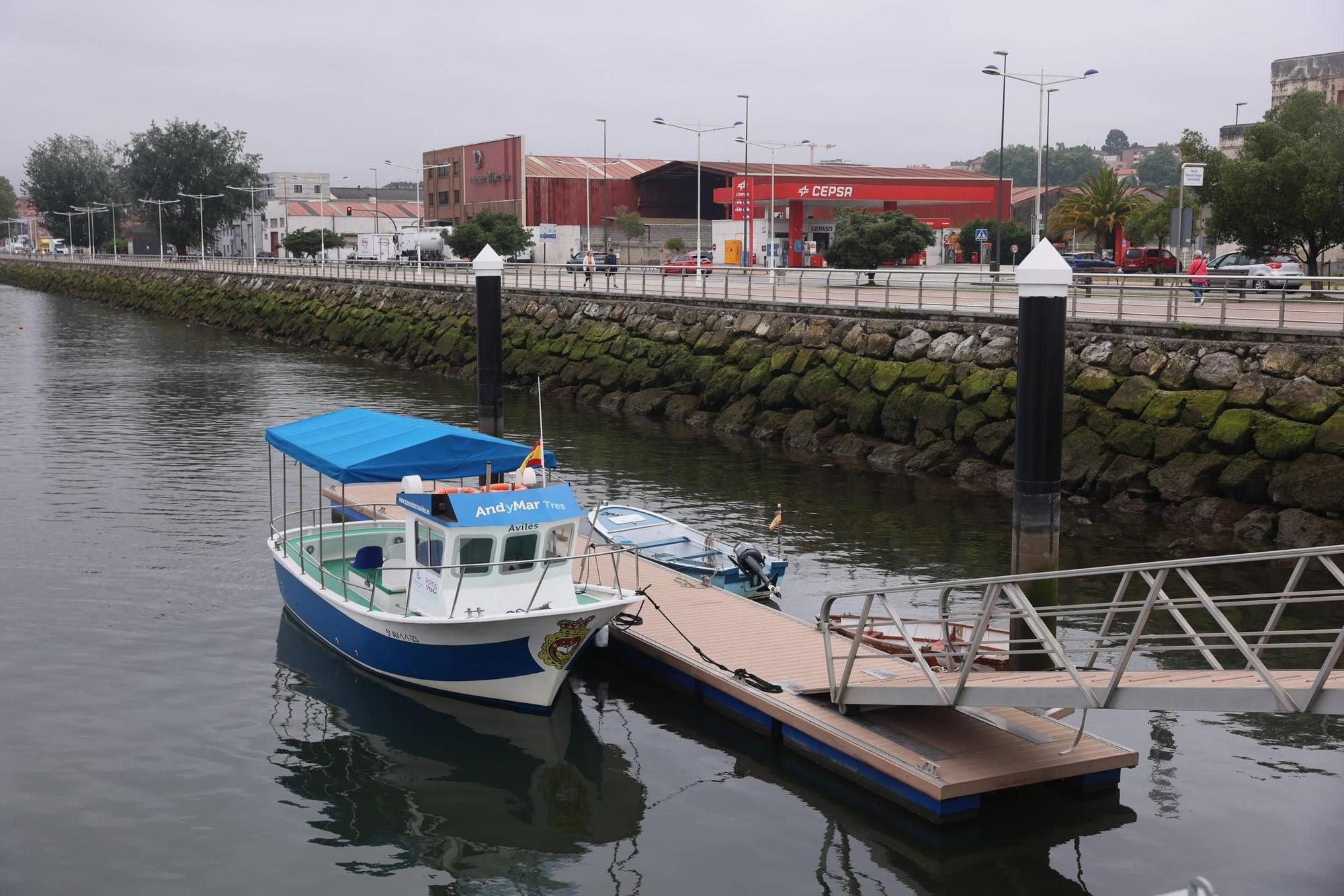 Regresan los paseos en lancha por la ría de Avilés: y hay novedades
