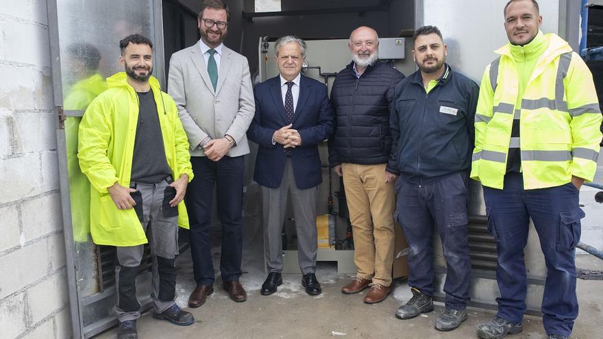 La Diputación de Córdoba pone en funcionamiento el dosificador de dióxido de cloro en el depósito de Cuartanero