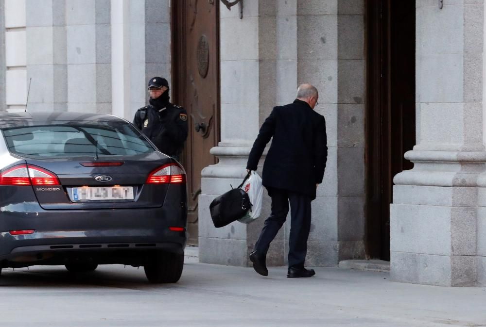 Entrada dels jutges al Tribunal Suprem