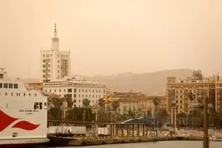 La borrasca Evelyn traerá a Málaga lluvia y calima este Martes Santo