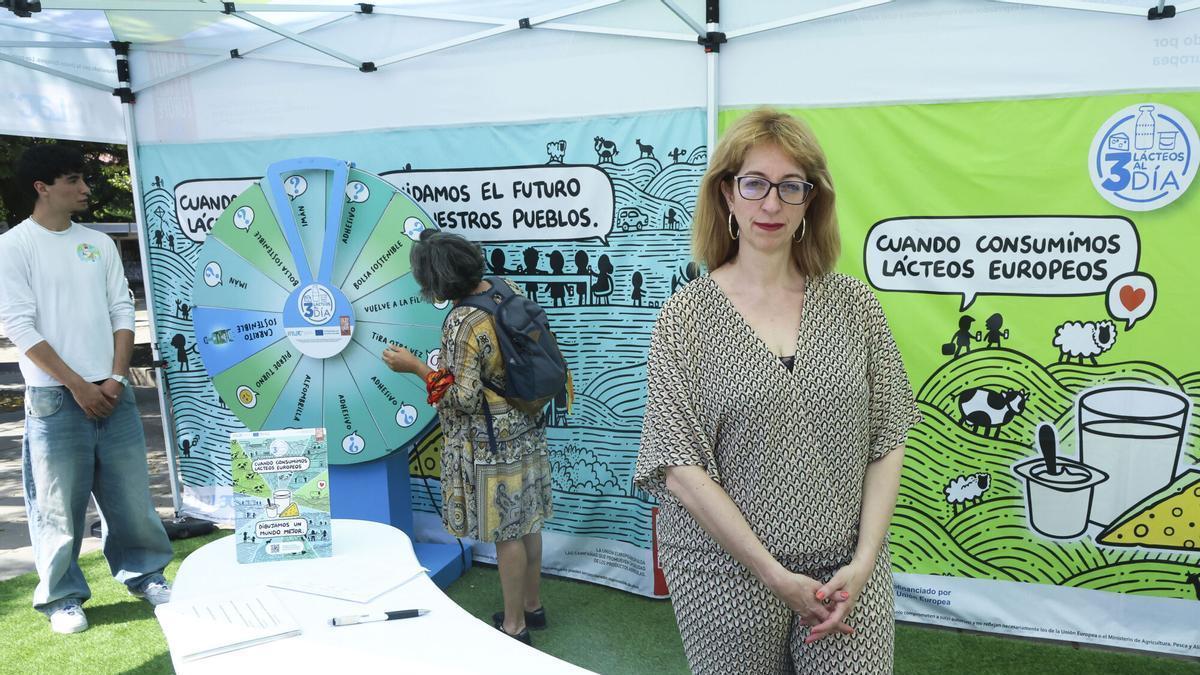 Presentación del 'roadshow' de los lácteos europeos en Santiago la semana pasada.