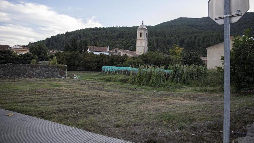 Estat actual de la parcel·la on Güell va atorgar la llicència d&#039;obres il·legal