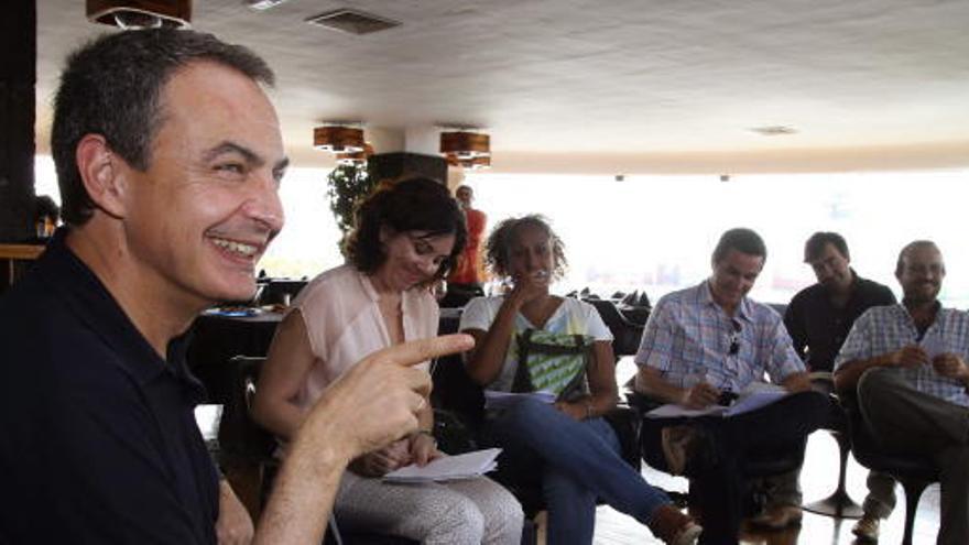 Zapatero, en Lanzarote.