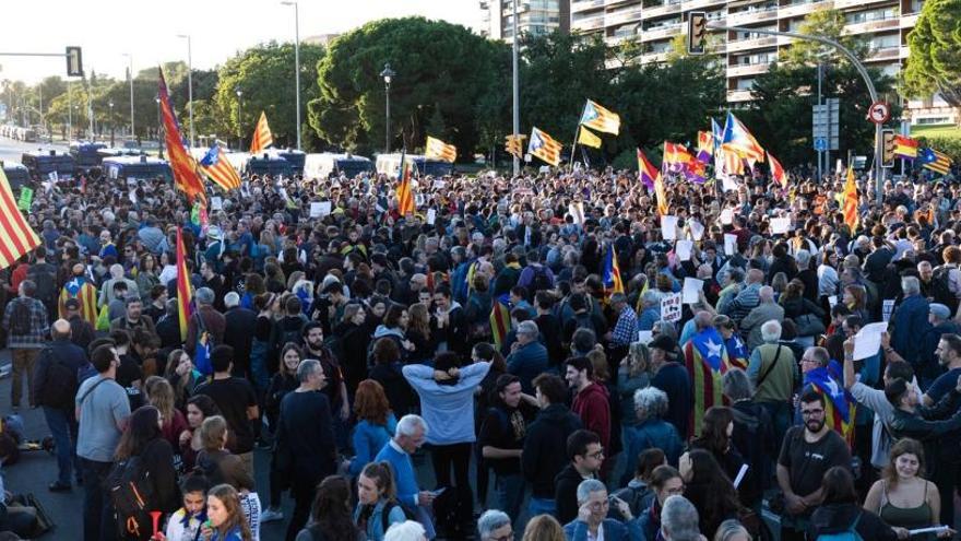 Setge independentista als Premis Princesa de Girona (a Barcelona)