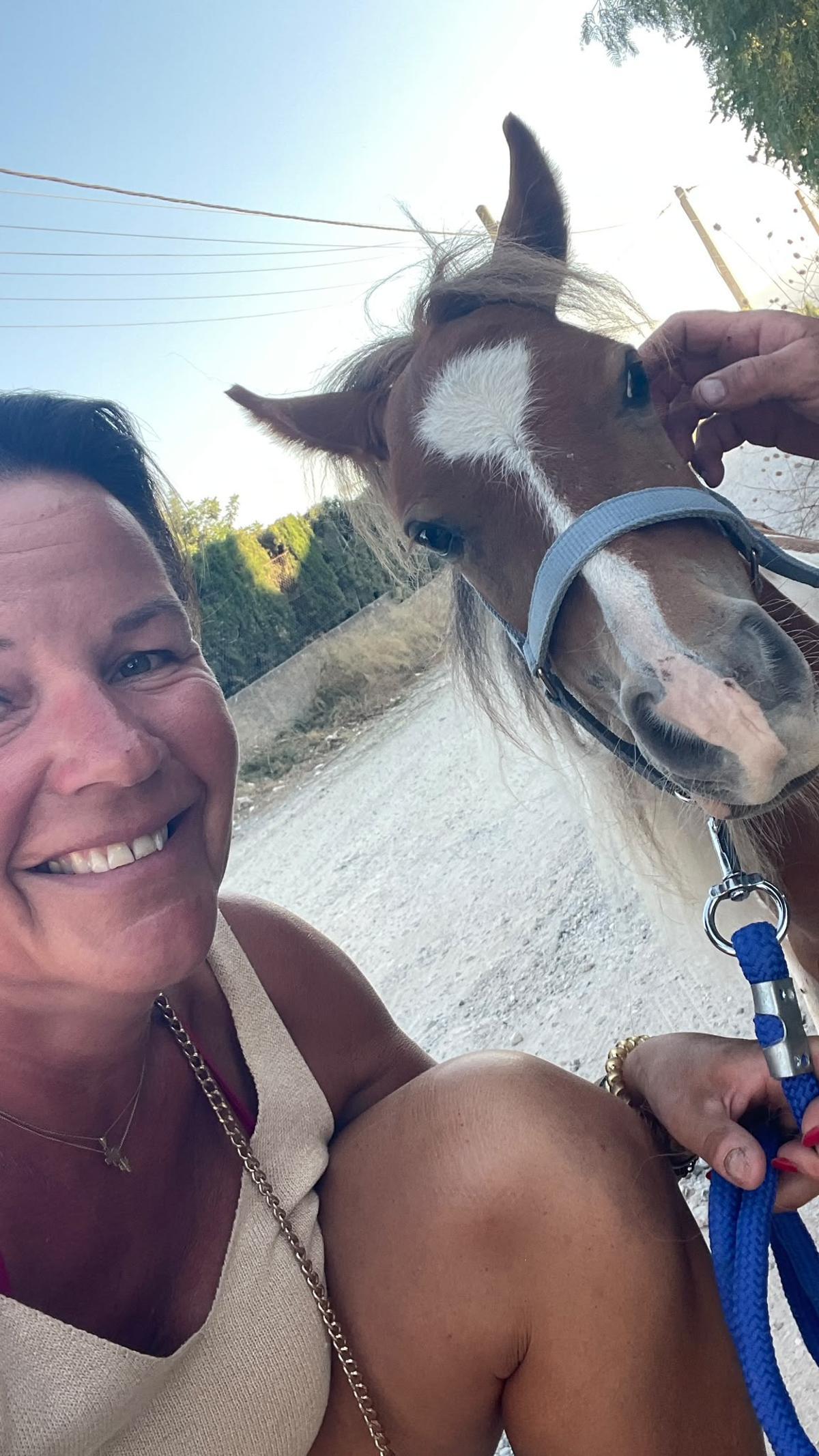 'Patrón' el día que volvió a casa junto a su dueña Liesbeth