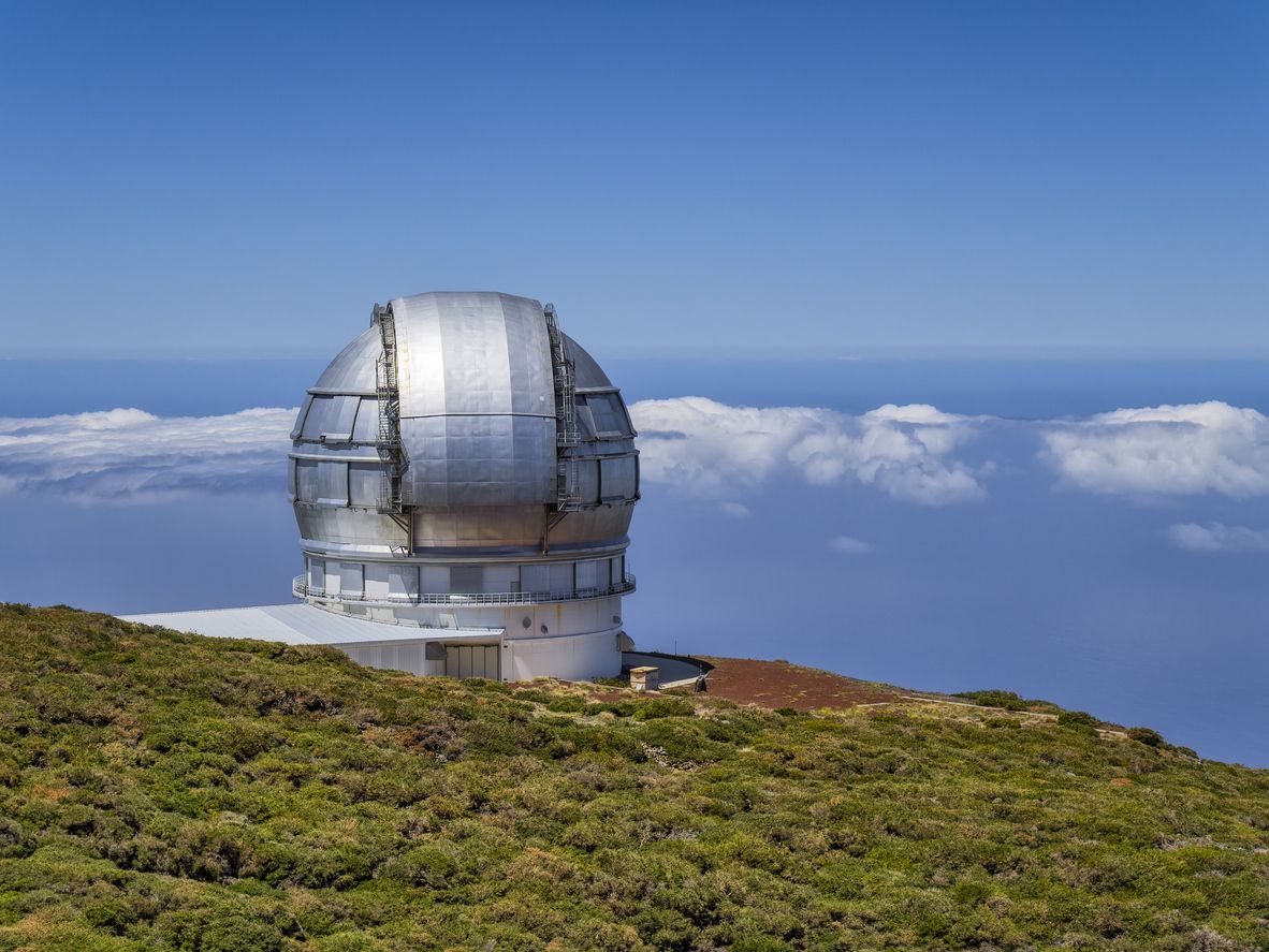 Observatorios del Roque de los Muchachos en Canarias.
