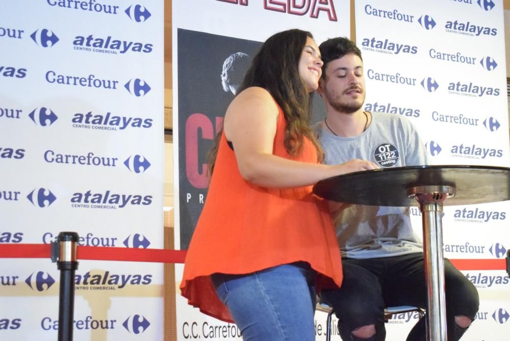 Firma de discos de Cepeda en Murcia