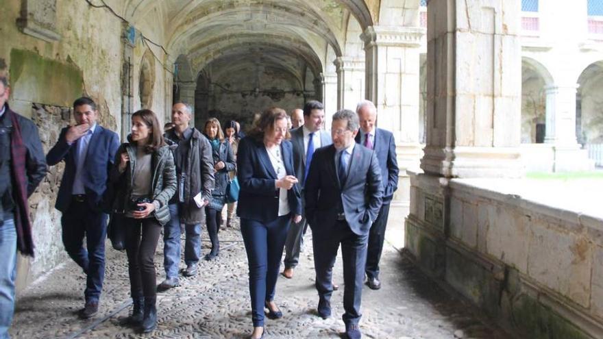 La nueva techumbre de madera, en una de las salas, en concreto, la antigua biblioteca.