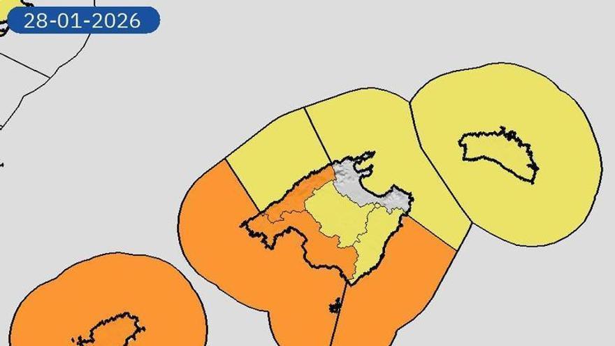 Warnstufe Orange: Der Sturm auf Mallorca zieht nochmal an