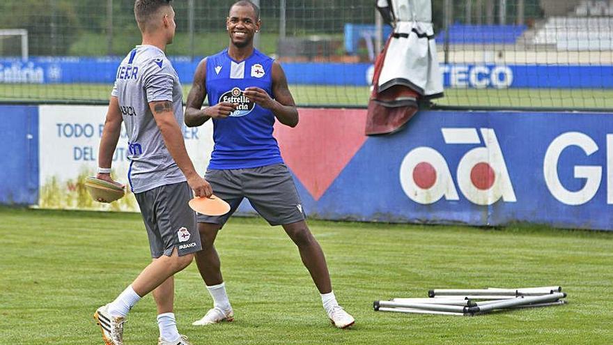 Diego Rolan en Abegondo la pasada pretemporada.