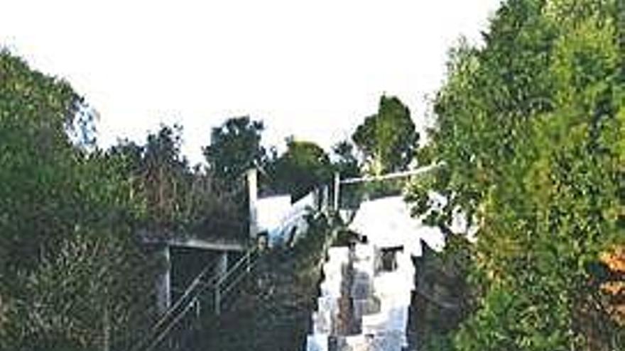 Escalera en Fontán.