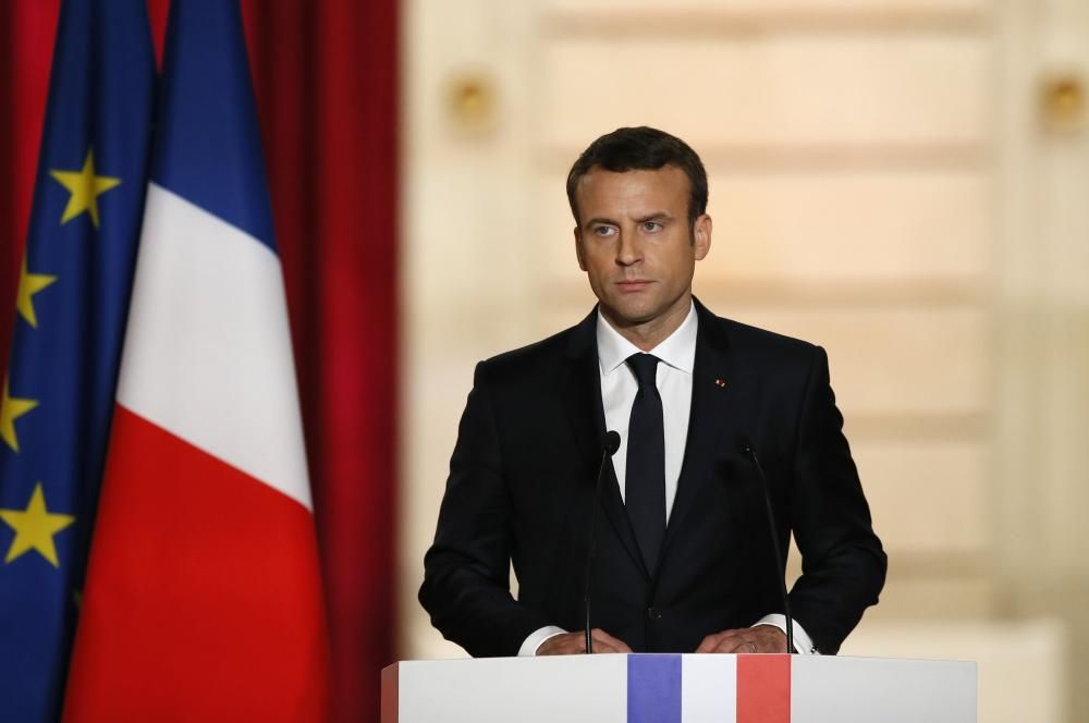 La toma de posesión de Emmanuel Macron.