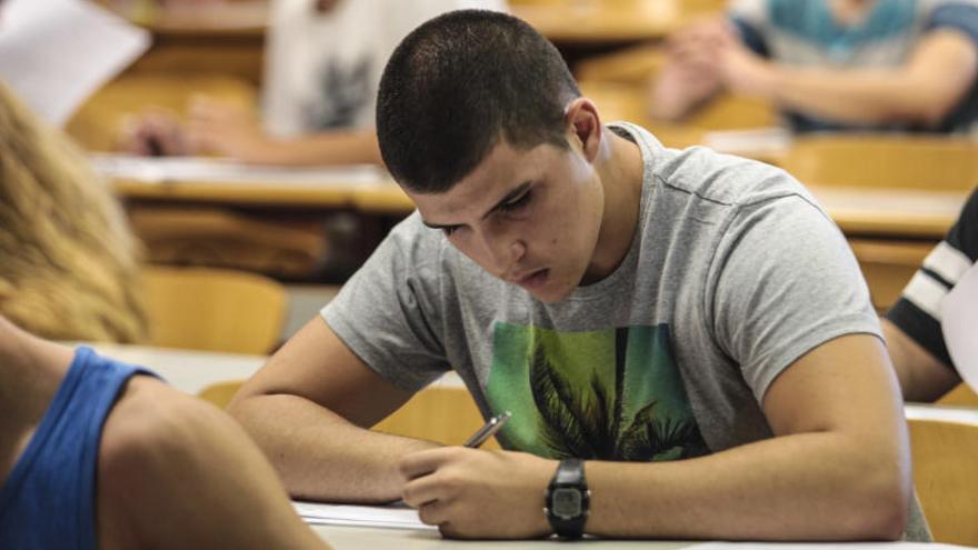 Alumnos en las pruebas de selectividad el curso pasado