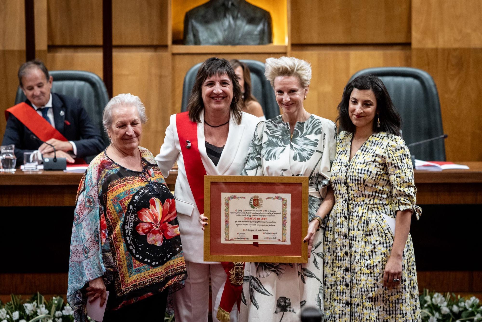 En imágenes | Zaragoza reconoce a sus 'hijos' predilectos