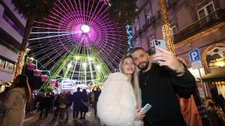 Ruta por los mejores adornos de la Navidad de Vigo