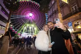 Los nuevos «photocall» de la Navidad de Vigo
