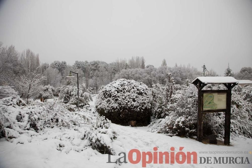 Nieve en las Fuentes del Marqués de Caravaca