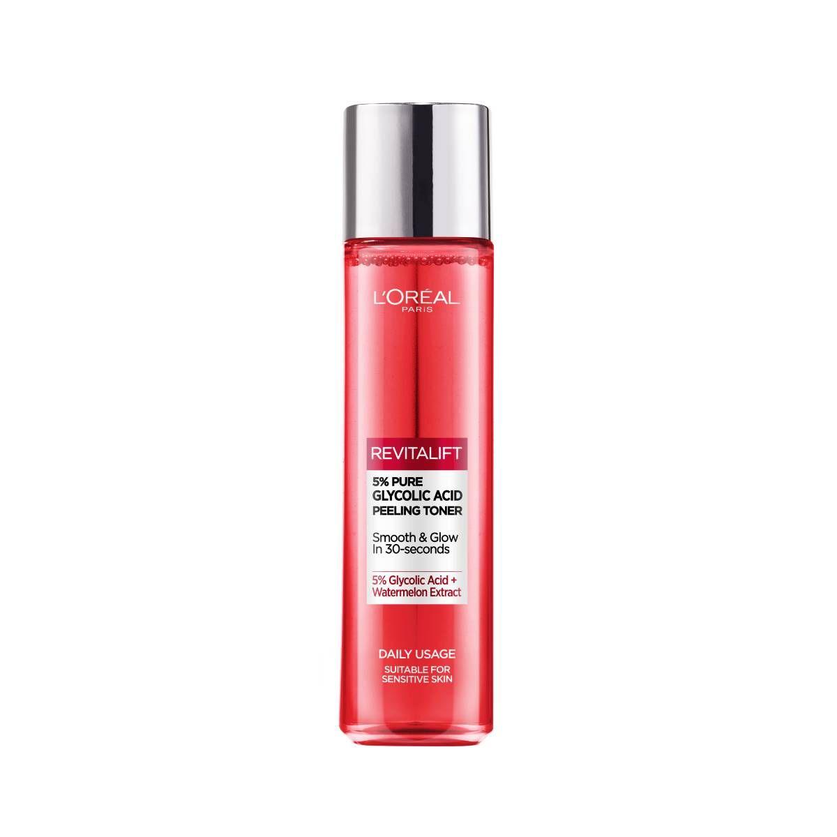Revitalift 5% ácido glicólico pure toner peeling, de L'Oréal Paris