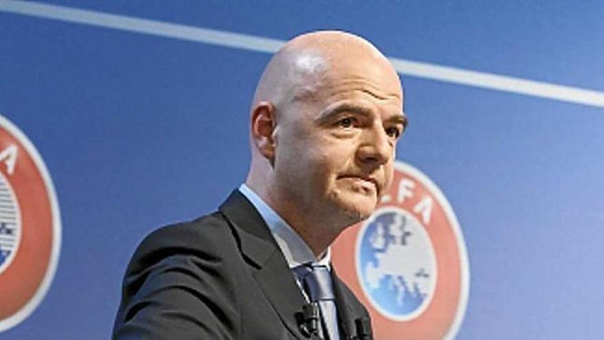 Gianni Infantino en el sorteig