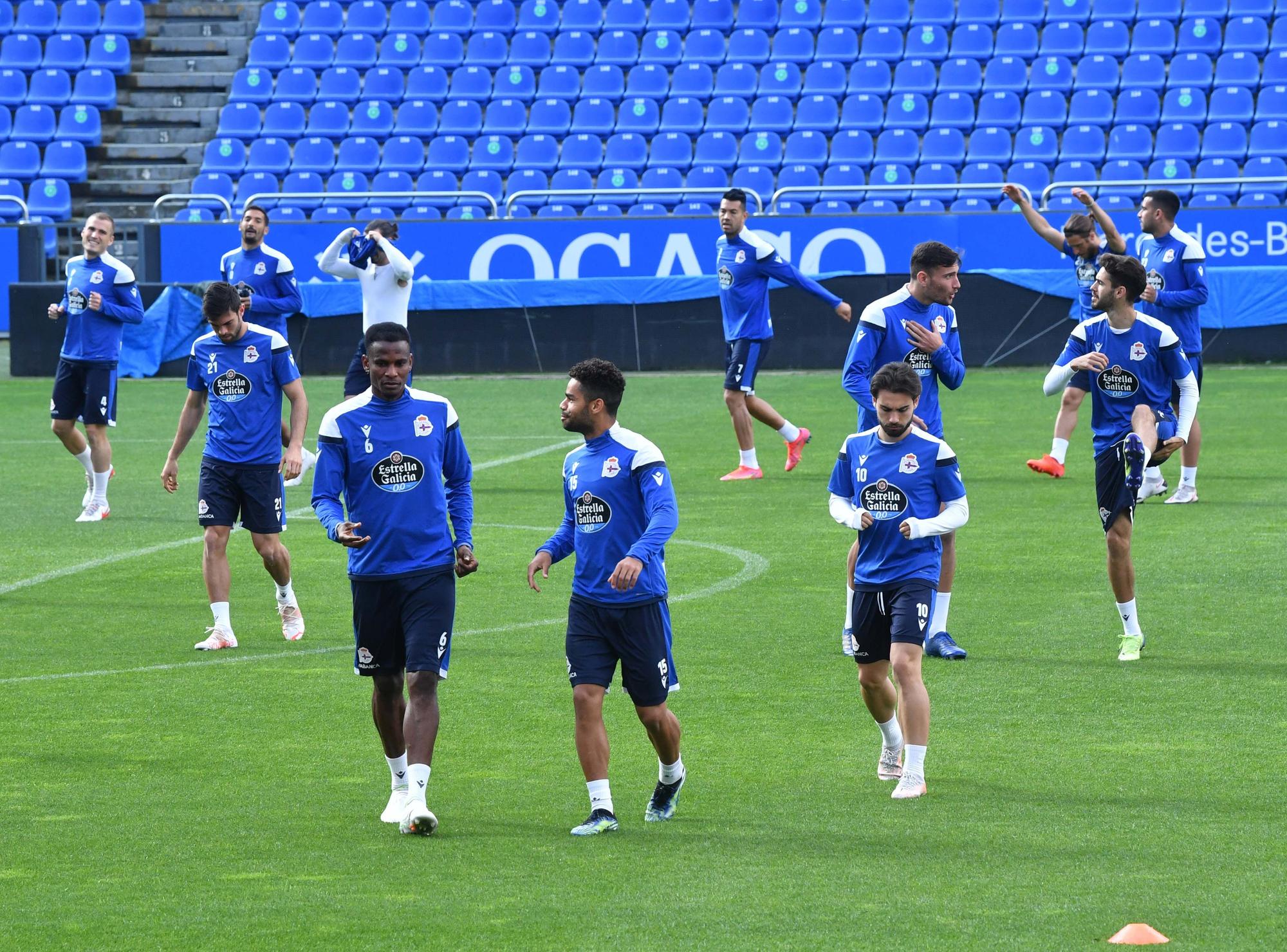 El Dépor prepara en Riazor el choque ante el Marino de Luanco