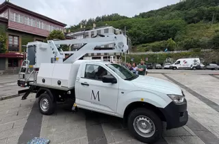 Nuevo vehículo para obras en Mieres