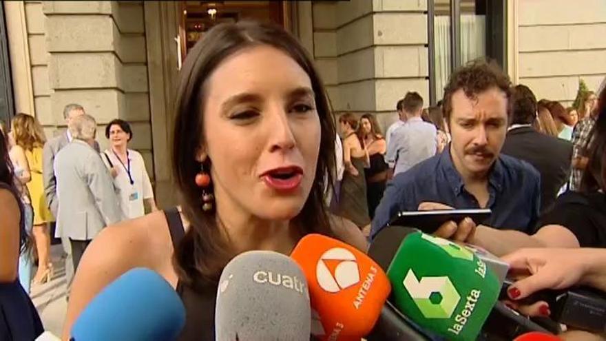 Irene Montero califica a Ciudadanos como "quitamanchas" del PP