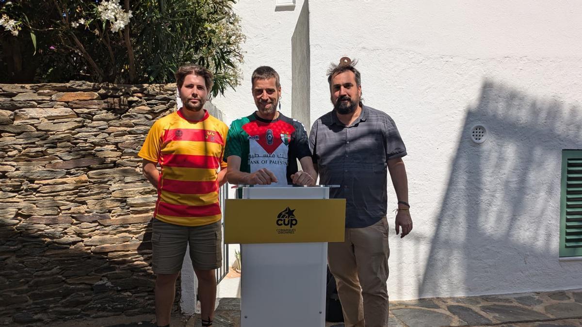 Roda de premsa de la CUP a Cadaqués