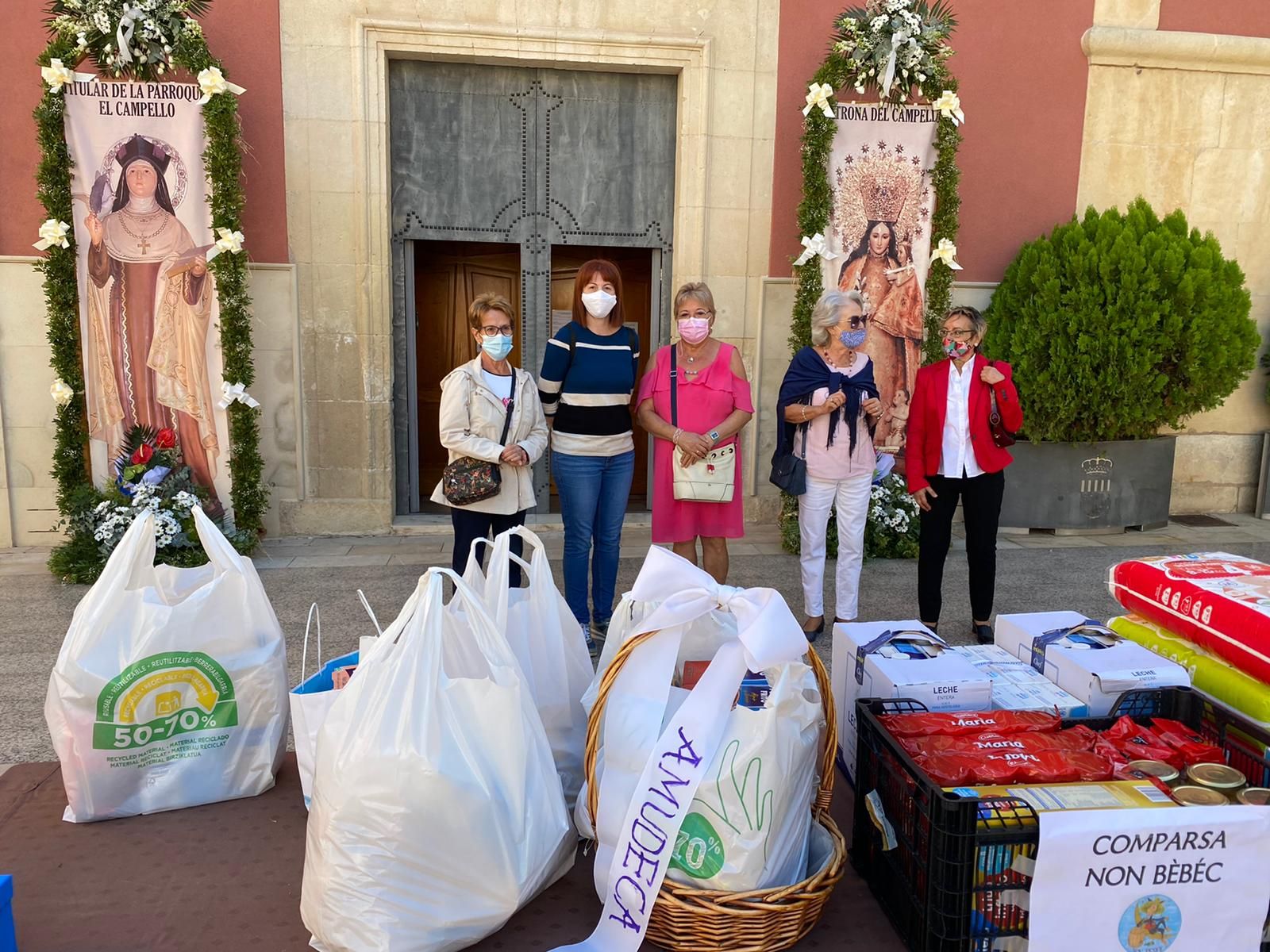 Donación de alimentos en El Campello