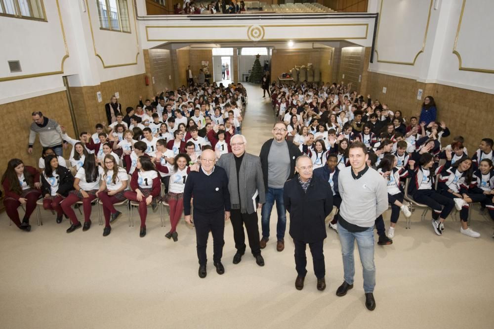 Presentación da campaña '21 días co galego' no Fogar de Santa Margarita