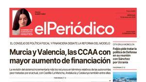 La portada de EL PERIÓDICO del 14 de enero de 2026