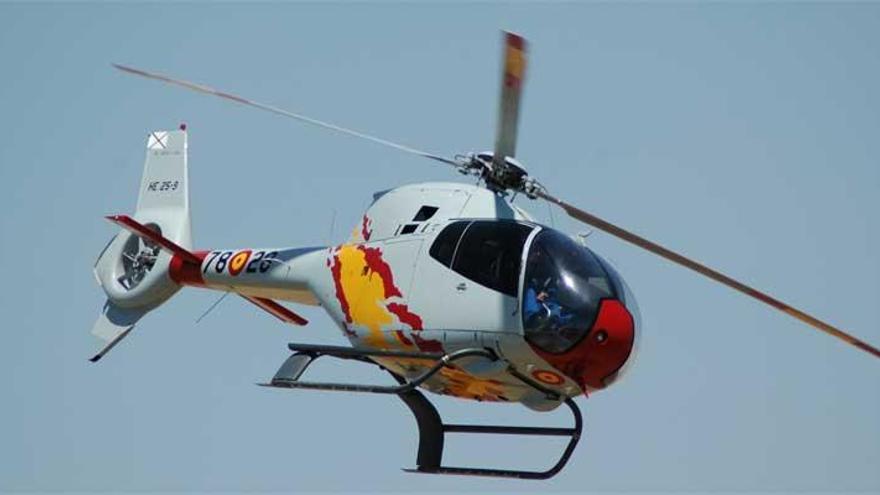 Un helicóptero de la Patrulla Aspa.