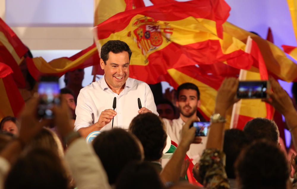 Pablo Casado participa en un acto político en Málaga