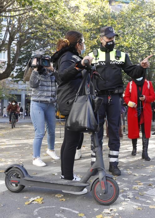 Campanya informativa sobre el patinet a Girona