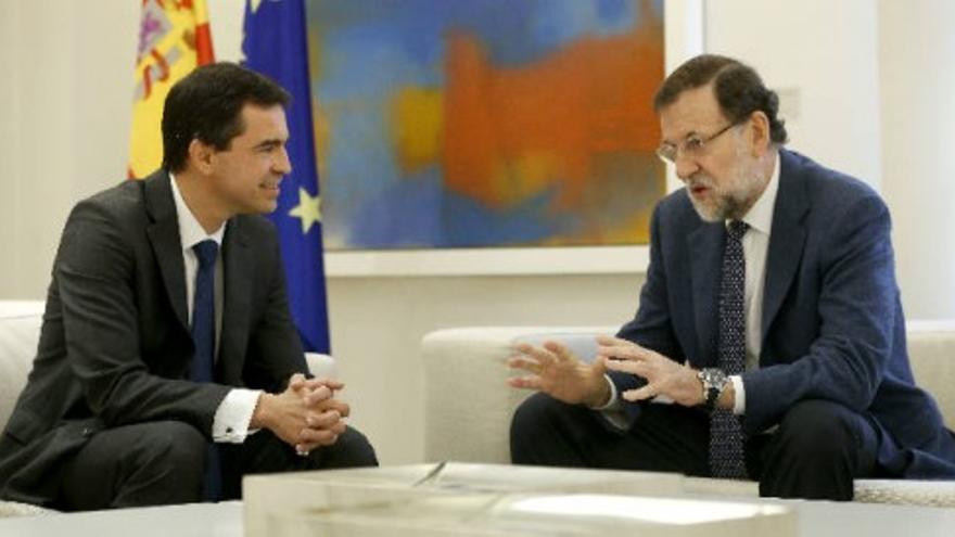 Rajoy cierra su ronda de contactos en la Moncloa con Herzog
