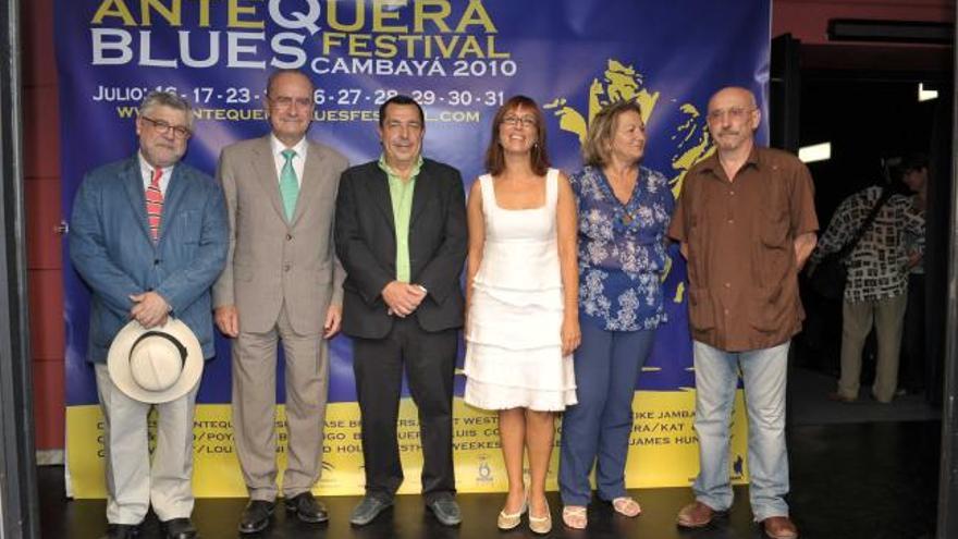 Imagen de la presentación del Antequera Blues Festival.