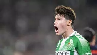 Fran García, tras el 9 de 9 del Betis en Champions: "Tenemos gran parte del camino recorrido"