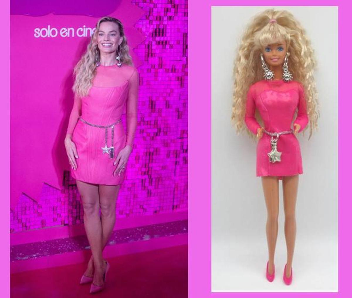 Alfombra rosa de la película 'Barbie' en Ciudad de México.