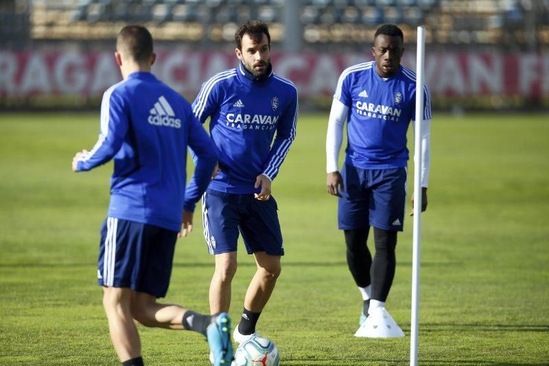 Entrenamiento del Real Zaragoza el 30 de enero