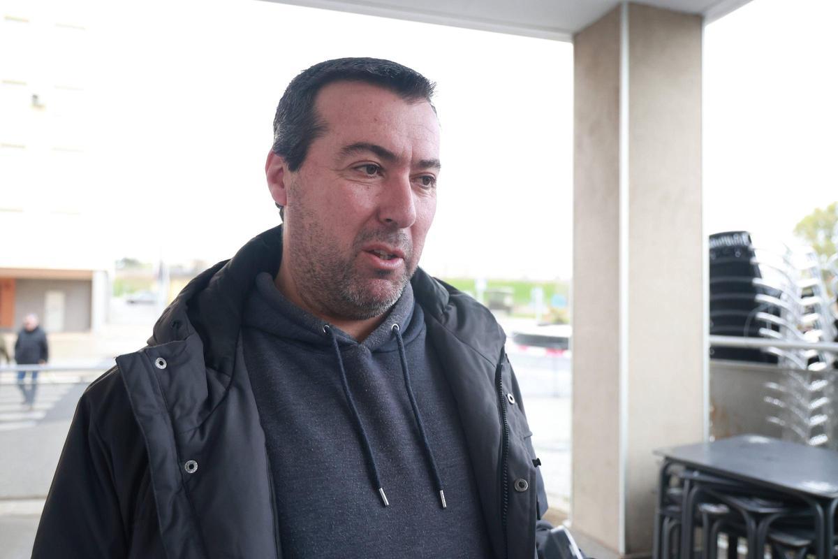 Carlos Luengo, presidente de la asociación vecinal de la barriada.