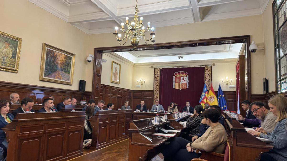 Momento del pleno de noviembre de la Diputación de Castellón