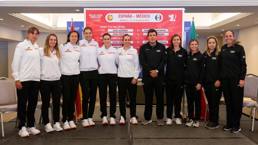 Sara Sorribes buscará el primer punto para España en la la Billie Jean King Cup contra México