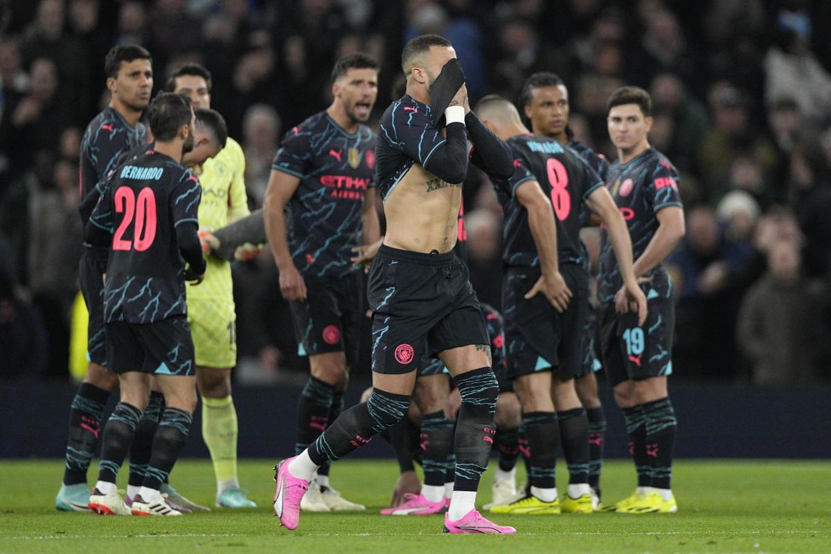 El City estaba sumido en la desesperación en el Tottenham Hotspur Stadium