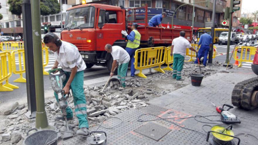 Comienzan las obras en Mesa y López.