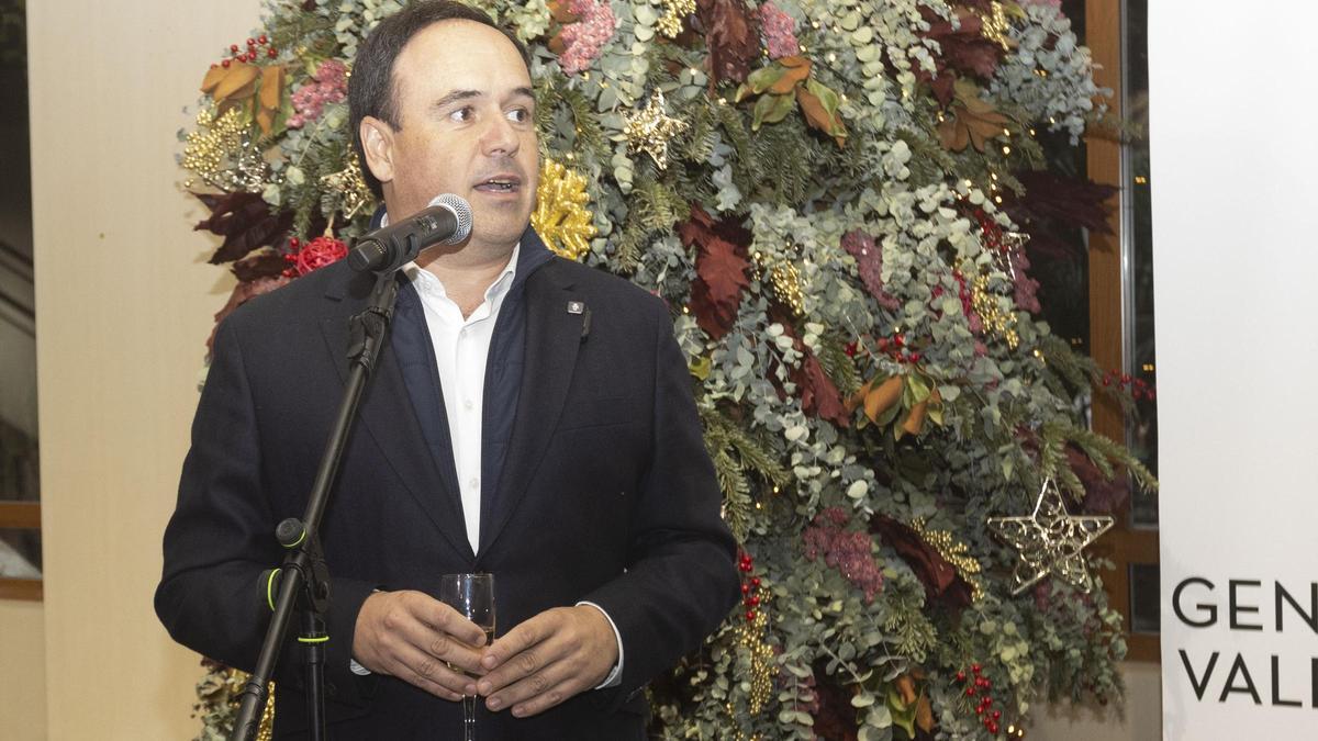 El president Juanfran Pérez Llorca en Alicante.