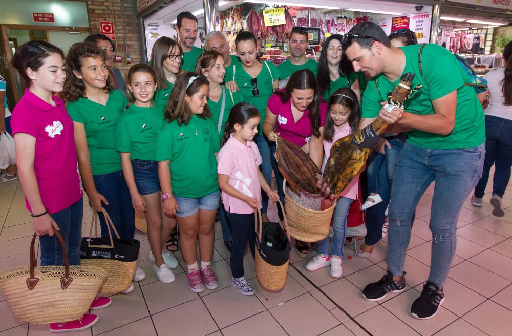 La Hoguera Calderón de la Barca-Plaza de España nos acompaña al Mercado Central para comprar los ingredientes