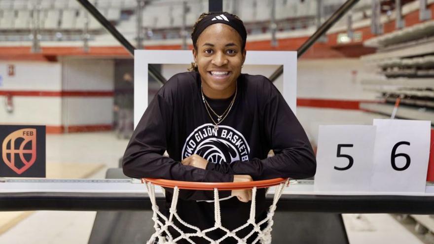 Merissah Russell, jugadora del Siroko Gijón Basketball. | MARCOS LEÓN