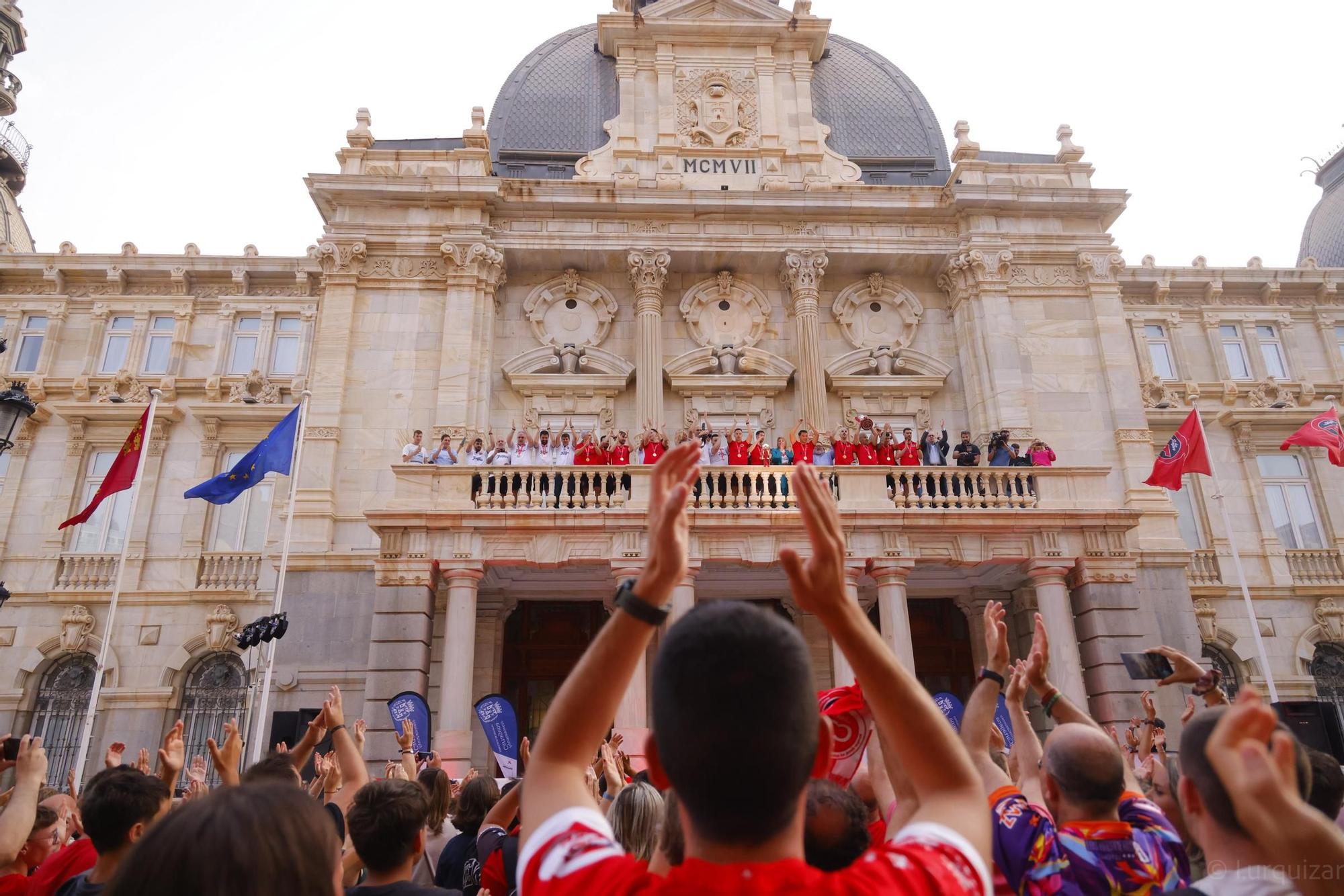 Las imágenes de la celebración del Jimbee Cartagena, campeón de liga