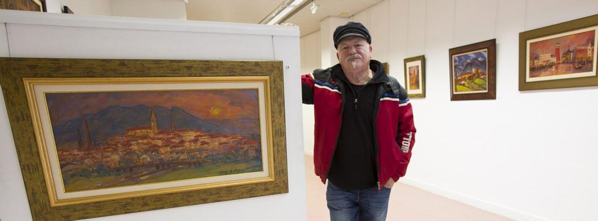 Díaz de Orosia, el prolífico pintor que dejó huella en los astilleros antes de apostar por el arte