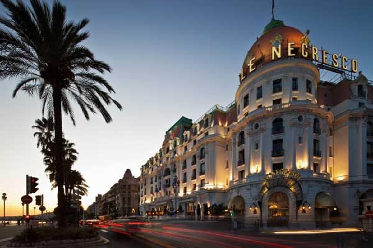 El hotel Le Negresco en la Avenida de los Ingleses en Niza es uno de los clásicos de La Provenza.